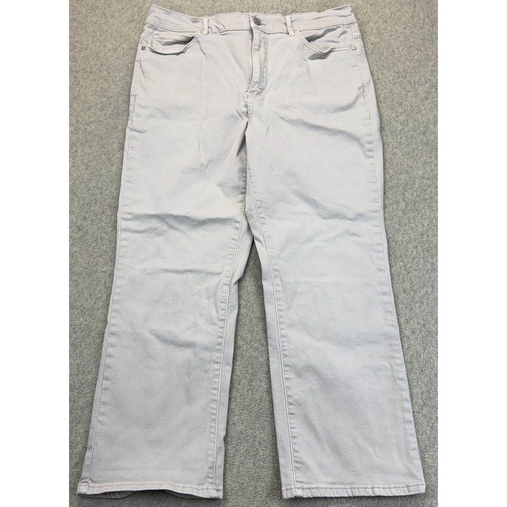 BLANKNYC Womens Wide Leg Jeans Light Beige Relaxed Fit 5 Pocket Comfort Denim 14